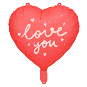 Balon foliowy Serce ''I love you''