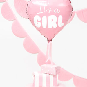 Balon Serce - It's a girl