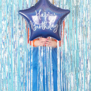 Balon foliowy Happy Birthday holo