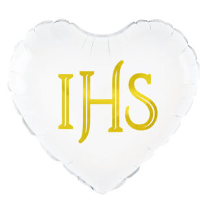 Balon foliowy serce IHS