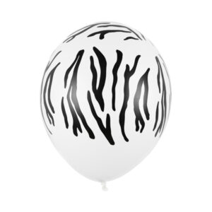 Balon lateksowy zebra
