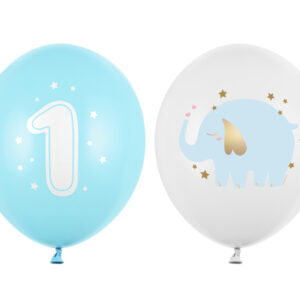 Balony lateksowe 1 urodzinki chłopca