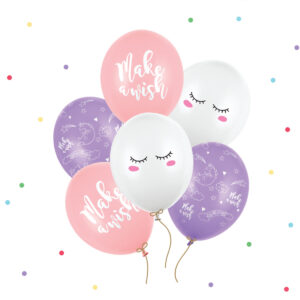 Balony Make a wish- 6szt