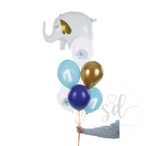 Balony lateksowe 1 urodzinki chłopca