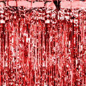Kurtyna Party czerwony 90 x 250 cm