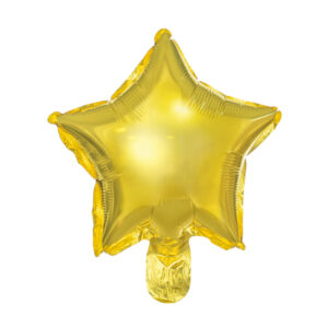 Balon foliowy Gwiazdka 25 cm złoty