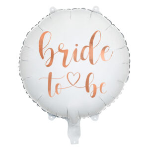 Balon foliowy Bride to be 45 cm, biały