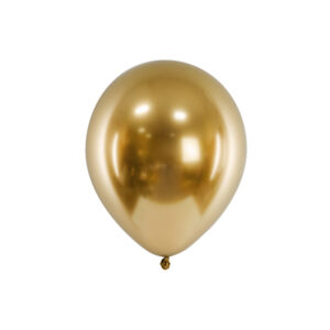 Balon lateksowy Złoty CHROM