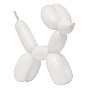 Balony do modelowania modelinki białe 50szt