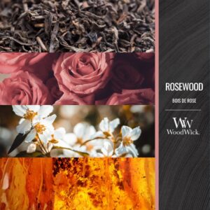 WoodWick świeca premium - ROSEWOOD
