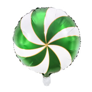 Balon foliowy Cukierek zielony 35 cm z Helem