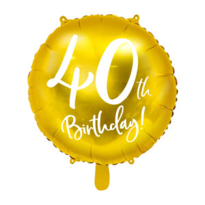 Balon Happy 40 z HELEM