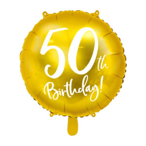 Balon Happy 50 z HELEM