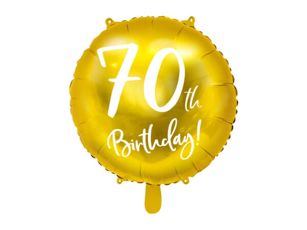 Balon Happy 70 z HELEM