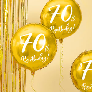 Balon Happy 70 z HELEM