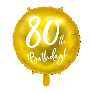 Balon Happy 80 z HELEM
