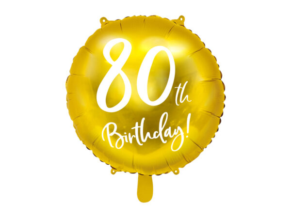 Balon Happy 80 z HELEM