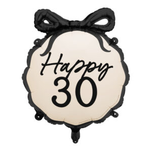 Balon Happy 30 Kokardka z HELEM