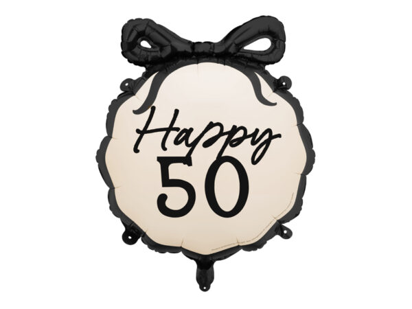 Balon Happy 50 Kokardka z HELEM