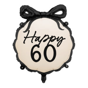 Balon Happy 60 Kokardka z HELEM
