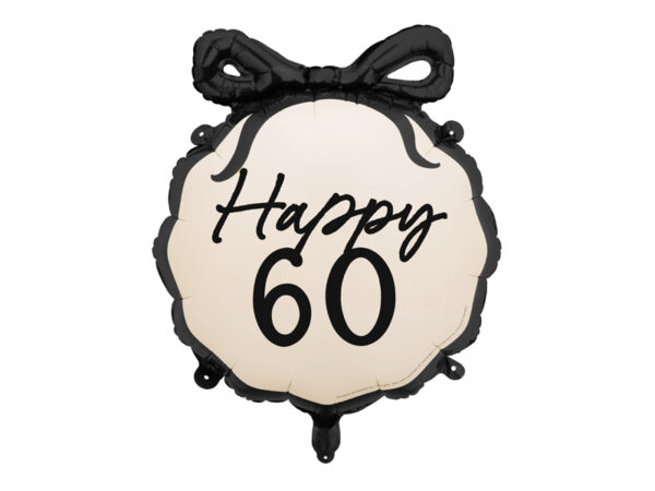 Balon Happy 60 Kokardka z HELEM