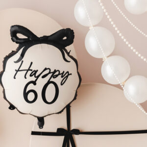 Balon Happy 60 Kokardka z HELEM