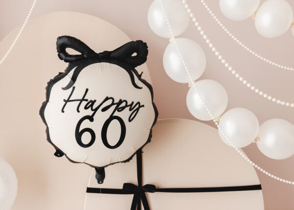 Balon Happy 60 Kokardka z HELEM - obrazek 2
