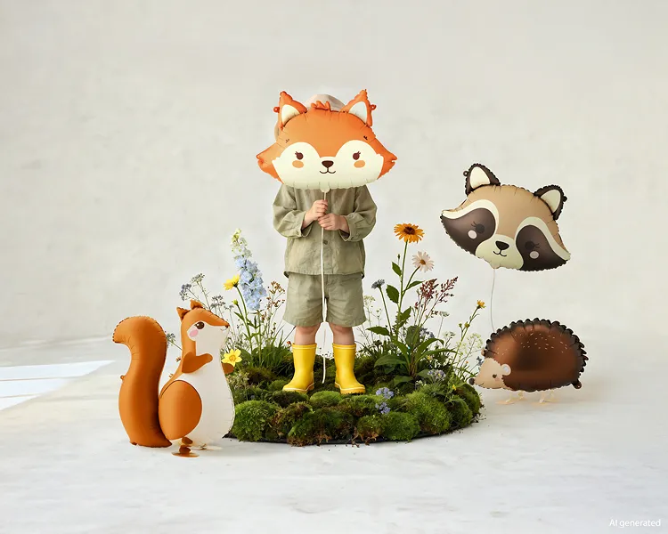 Balon foliowy Szop Z HELEM - obrazek 2