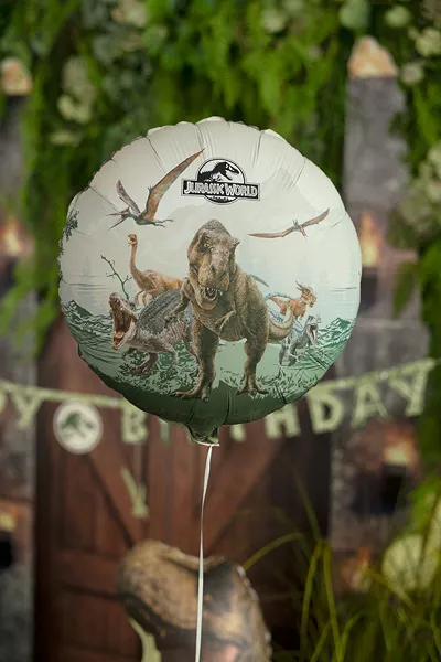 Balon foliowy Dinozaur T-Rex Z HELEM - obrazek 2