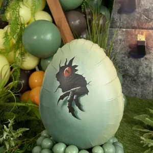 Balon foliowy Dinozaur Jajko Z HELEM