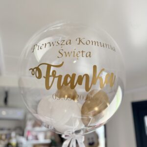 Balon kula z personalizowanym napisem z HELEM