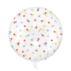 Balon Bubble Kropki Z HELEM